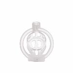 Клітка для пеніса LOCKINK SEVANDA Plastic Penis Chastity Cage, прозора, 3 кільця різних розмірів - мініатюра 9