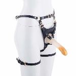 Страпон LOCKINK SEVANDA Queen Sheba Strapon Golden Dildo, регульовані кріплення, силіконовий дилдо - мініатюра 8