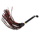 Флогер LOCKINK SEVANDA Red & Black Braided Tail Flogger, червоно-чорний, хвости з вузликами - мініатюра 10