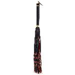 Флогер LOCKINK SEVANDA Red & Black Braided Tail Flogger, червоно-чорний, хвости з вузликами - мініатюра 9