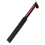 Паддл LOCKINK SEVANDA Braided-handle Spanking Paddle, чорно-червоний, гладенький, з плетінням на ручці - мініатюра 4