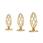 Анальна пробка LOCKINK SEVANDA Hollow Spiral Golden Metal Anal Plug - L size - мініатюра 2