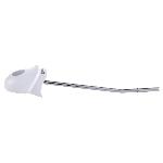Уретральний зонд LOCKINK SEVANDA Vibrating & E-stim Metal Urethral Sounding - White - мініатюра 8
