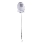 Уретральний зонд LOCKINK SEVANDA Vibrating & E-stim Metal Urethral Sounding - White - мініатюра 1