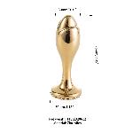 Анальна пробка LOCKINK SEVANDA Pearl Rose-shape Anal Plug - мініатюра 4