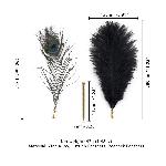 Лоскітка LOCKINK SEVANDA Natural Peacock Flirting Feather Tickler, перо павича - мініатюра 7
