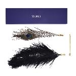 Лоскітка LOCKINK SEVANDA Natural Peacock Flirting Feather Tickler, перо павича - мініатюра 5