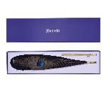 Лоскітка LOCKINK SEVANDA Natural Peacock Flirting Feather Tickler, перо павича - мініатюра 3