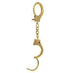 Наручники LOCKINK Pretty-sub Handcuffs, золотисті, металеві, можна відкрити без ключа - мініатюра 8