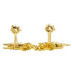 Наручники LOCKINK Pretty-sub Handcuffs, золотисті, металеві, можна відкрити без ключа - мініатюра 3