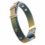 Нашийник LOCKINK Multi-color DIY Alphabet Collar, мультиколір, штучна шкіра, букви зі стразами - мініатюра 7