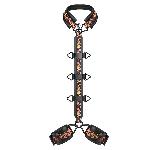 БДСМ-набір LOCKINK The Flowering Serpent Bondage Set, чорний, з малюнком у вигляді змій, 12 предметів - мініатюра 3