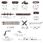 БДСМ-набір LOCKINK The Flowering Serpent Bondage Set, чорний, з малюнком у вигляді змій, 12 предметів - мініатюра 17