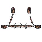 БДСМ-набір LOCKINK The Flowering Serpent Bondage Set, чорний, з малюнком у вигляді змій, 12 предметів - мініатюра 6