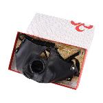 Маска-збруя для мінету з повідцем LOCKINK SEVANDA Blowjob Head Muzzle with Leash, чорна - мініатюра 5