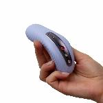 Накладний вібратор Fun Factory LAYA III soft violet, ефект постукування пальцем - мініатюра 5