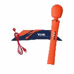 Вібромасажер Fun Factory VIM Vibrating Wand sunrise orange, суперпотужний та легкий, до 6 годин роботи - мініатюра 3