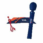 Вібромасажер Fun Factory VIM Vibrating Wand midnight blue, суперпотужний та легкий, до 6 годин роботи - мініатюра 4