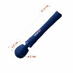 Вібромасажер Fun Factory VIM Vibrating Wand midnight blue, суперпотужний та легкий, до 6 годин роботи - мініатюра 9
