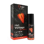 Рідкий вібратор Orgie High Voltage – Strawberry, 15 мл, ефект мурашок, дуже потужний, смак полуниці - мініатюра 1