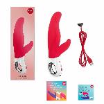 Вібратор-кролик для точки А Fun Factory LADY BI india red, 2 мотори, 12 режимів - мініатюра 3