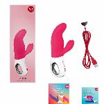 Вібратор-кролик Fun Factory MISS BI pink/white, 2 незалежні мотори, діаметр 4,2 см - мініатюра 7