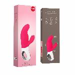 Вібратор-кролик Fun Factory MISS BI pink/white, 2 незалежні мотори, діаметр 4,2 см - мініатюра 6