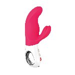 Вібратор-кролик Fun Factory MISS BI pink/white, 2 незалежні мотори, діаметр 4,2 см - мініатюра 1