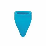 Менструальна чаша Fun Factory FUN CUP SIZE A, бірюзова, багаторазова, діаметр 4 см, об’єм 20 мл - мініатюра 3