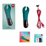 Вібратор для пеніса Fun Factory MANTA deep sea blue/black, підходить для парних ігор - мініатюра 4