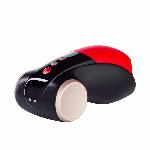 Мастурбатор для головки пеніса Fun Factory COBRA LIBRE II black/red, 2 мотори, гра без рук - мініатюра 6