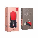 Мастурбатор для головки пеніса Fun Factory COBRA LIBRE II black/red, 2 мотори, гра без рук - мініатюра 2