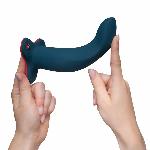 Фалоімітатор Fun Factory LIMBA FLEX L, колір морської хвилі, гнучкий, з ефектом пам’яті, підходить для точки G - мініатюра 5
