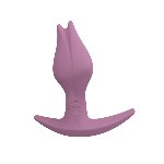 Анальна пробка Fun Factory BOOTIE FEM, рожева, у вигляді бутона, діаметр 2,9 см, тонкий обмежувач - мініатюра 1