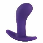 Анальна пробка Fun Factory BOOTIE, S, фіолетова, діаметр 2,8 см, тонкий обмежувач - мініатюра 5