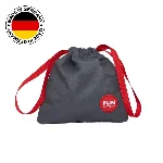 Сумка для секс-іграшок Fun Factory TOYBAG, S, сіра, кисет, 14x14 см - мініатюра 1