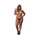 Бодістокінг Leg Avenue Off the shoulder bodystocking Black Queen Size - мініатюра 3
