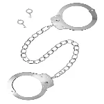 Металеві поножі Fetish Tentation Adjustable metal ankle cuffs - мініатюра 1