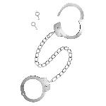 Металеві поножі Fetish Tentation Adjustable metal ankle cuffs - мініатюра 2