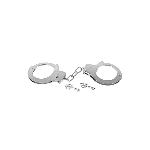 Металеві наручники Fetish Tentation Adjustable metal wrist cuffs, 2 ключі - мініатюра 3