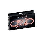 Металеві наручники Fetish Tentation Premium Chick wrist cuffs in rose-gold metal, рожеве золото - мініатюра 4