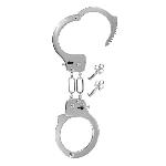 Строгі металеві наручники Fetish Tentation Soft adjustable metal wrist cuffs - мініатюра 2