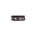 Нашийник із натуральної шкіри Fetish Tentation Premium Patent leather choker, кріпильне кільце - мініатюра 2