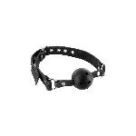Кляп Fetish Tentation Premium Leather gag with stiff ball - мініатюра 1