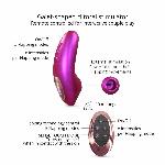 Вакуумний кліторальний стимулятор Love To Love DREAMER – IRIDESCENT BERRY, пестощі язичком, пульт - мініатюра 6