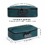 Кейс для іграшок Dorcel DISCREET BOX LUXURY GREEN, кодовий замок, 27×16×7,62 см - мініатюра 9