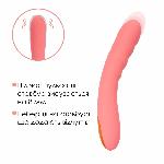Смарт-вібратор з пульсацією Svakom Ava Neo Peach Pink, 15 режимів роботи, водонепроникний - мініатюра 8