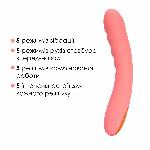 Смарт-вібратор з пульсацією Svakom Ava Neo Peach Pink, 15 режимів роботи, водонепроникний - мініатюра 7