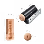 Інтерактивний смарт-мастурбатор Lovense Solace Pro, до 230–300 фрикцій на хвилину, до 14 годин роботи - мініатюра 12