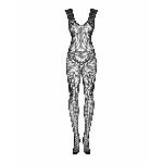 Бодістокінг Obsessive Bodystocking F241, S/M/L, сітка по всьому тілу, відкриті руки, відкрита спина - мініатюра 3